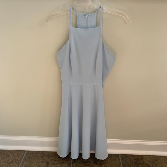 Light Blue Lulu’s Skater dress - Picture 1 of 4